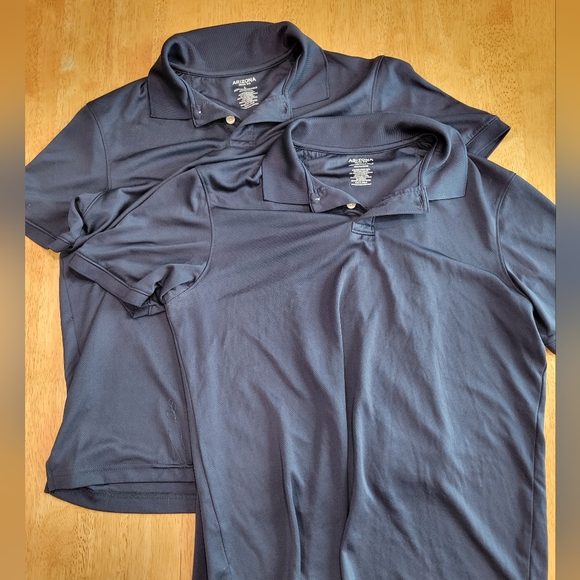 Arizona Jean Co. Navy blue Polo collared shirt BUNDLE - Picture 1 of 7